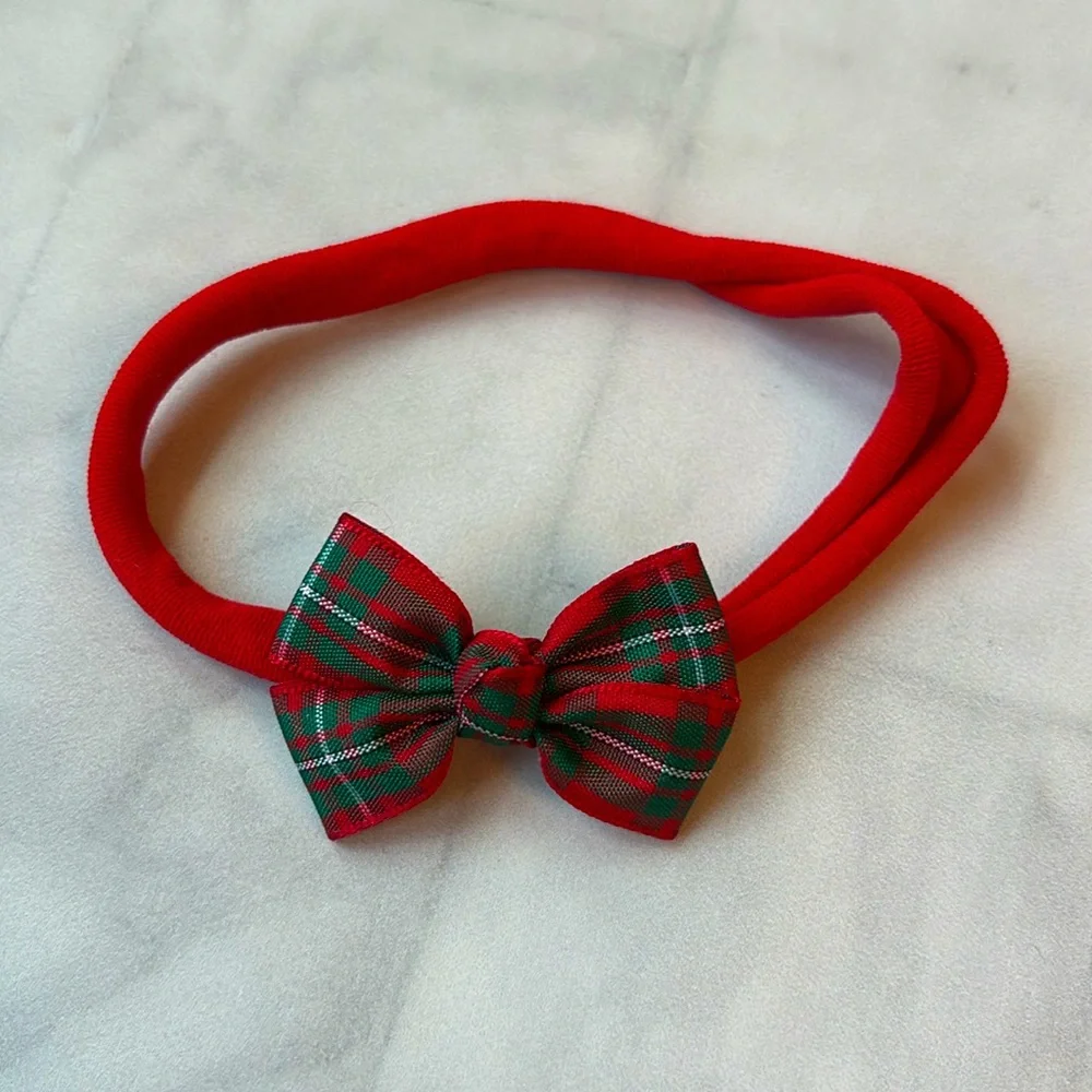 Bundle of Four Christmas Headbands for Baby Girls